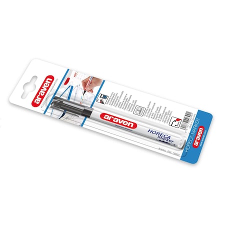 Araven HORECA MARKER BLACK, CARDED 00394